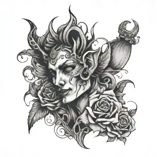 Veles tattoo design idea