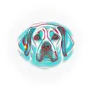 labrador tattoo design idea