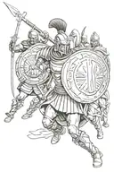 sparta tattoo design idea