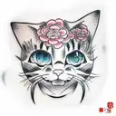 Anime cats so cute  tattoo design idea