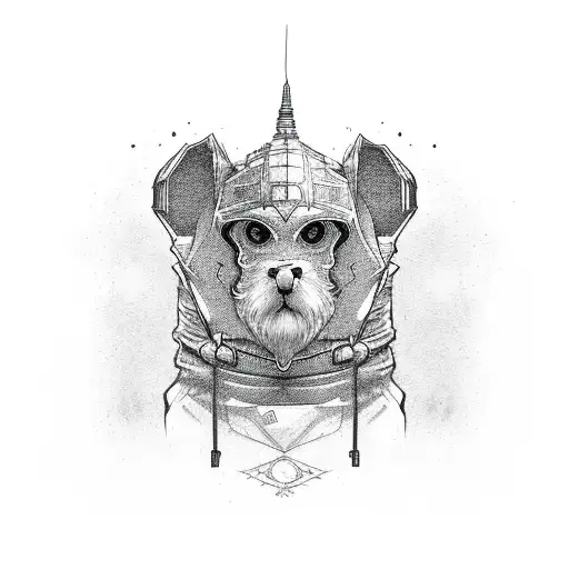 junge mit hoodie, skyline tattoo design idea