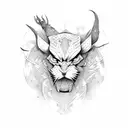 baddie  tattoo design idea