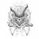 baddie  tattoo design idea