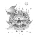 baddie  tattoo design idea