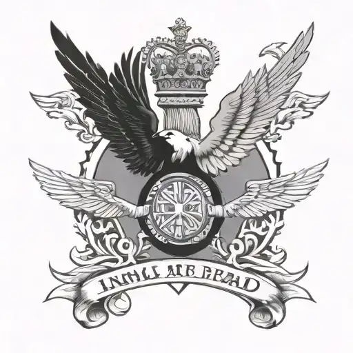  northern ireland, animal, Royal Air Force  tattoo design idea