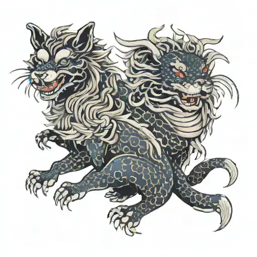 a three-headed dog that guards the exit from the underworld in Hades; the offspring of Typhon and Echidna. He prevents the dead from returning. tattoo design idea