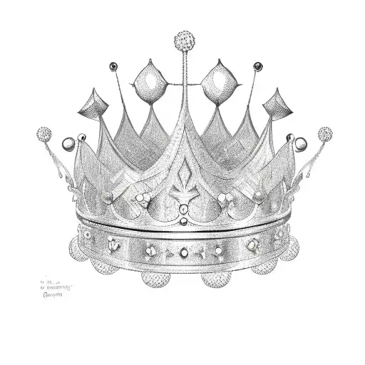 Queen's Crown tattoo design idea