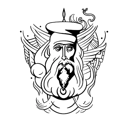 tiresias symbolic tattoo design idea