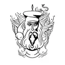 tiresias symbolic tattoo design idea
