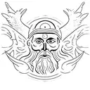 tiresias symbolic tattoo design idea