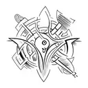 tiresias symbolic tattoo design idea