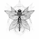 chakra, mandala, dragonfly, peacelily tattoo design idea