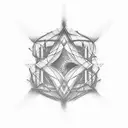 Quantum mechanics principles tattoo design idea