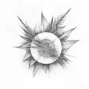 prairie grasses tattoo design idea