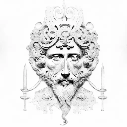 marcus aurelius tattoo design idea