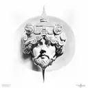 marcus aurelius tattoo design idea