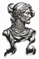 aristotle tattoo design idea
