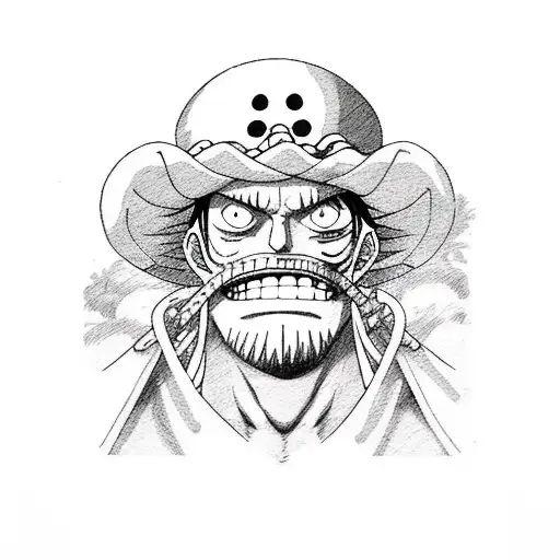 whitebeard aus One Piece tattoo design idea