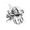 whitebeard aus One Piece tattoo design idea