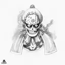 whitebeard aus One Piece tattoo design idea