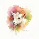 baby goat in Dominican Republic countryside tattoo design idea