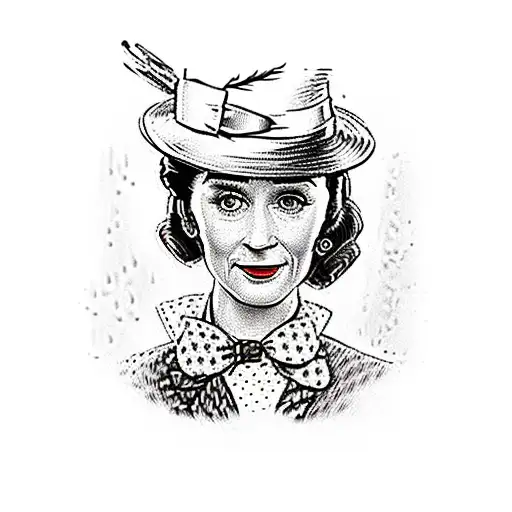 Mary Poppins  tattoo design idea
