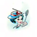 Mary Poppins (1964) tattoo design idea