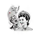 Mary Poppins (1964) tattoo design idea