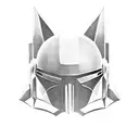 mandalorian helmet, Batman cowl, punisher skull  tattoo design idea