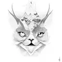 mirror tattoo design idea