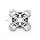 Infinity Symbol tattoo design idea