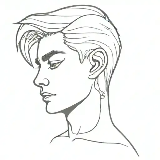 owned submissive slave male tattoo design idea