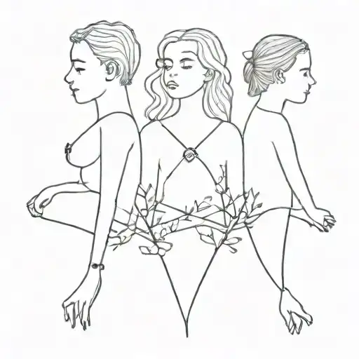 Noah, Sophia, Maddison, Connor tattoo design idea