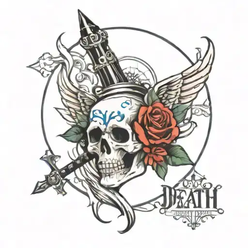 Death is better than renunciation of religion.❤️🔱 tattoo design idea