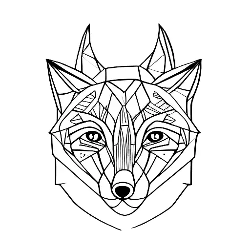 Fox tattoo design idea