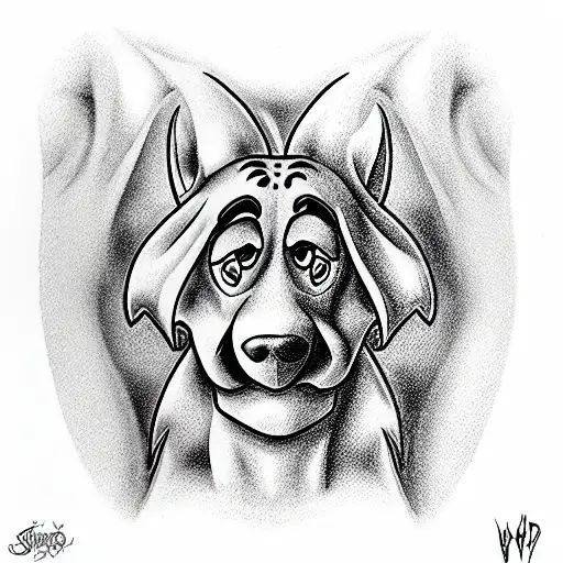 Scooby Doo tattoo design idea