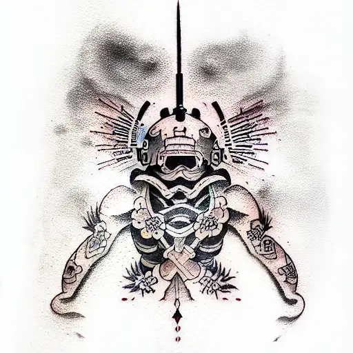 Call of Duty Warzone tattoo design idea