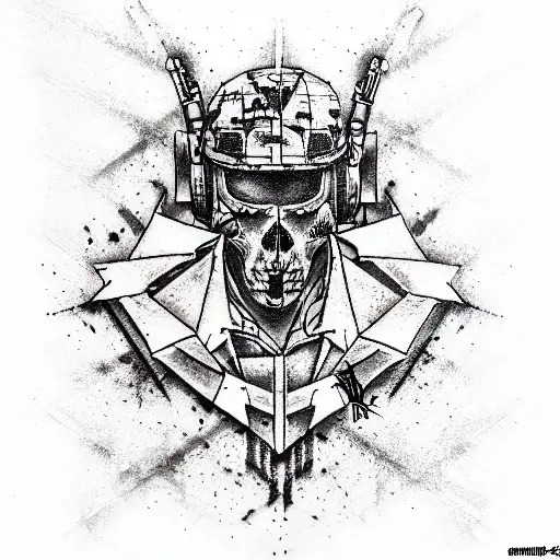 Call of Duty Warzone tattoo design idea