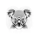 koala facha tattoo design idea