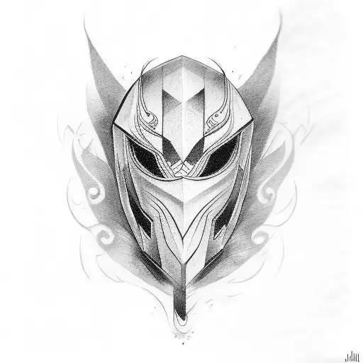 Jhin tattoo design idea