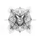 i want a tattoo that goes along my spine. i want it to be somewhat subtly related to neuroscience and chemistry, it shou tattoo design idea