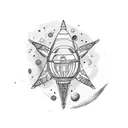 space , spacex, motivational, rocket tattoo design idea