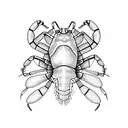 crayfish tattoo design idea