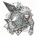 Pain naruto tattoo design idea