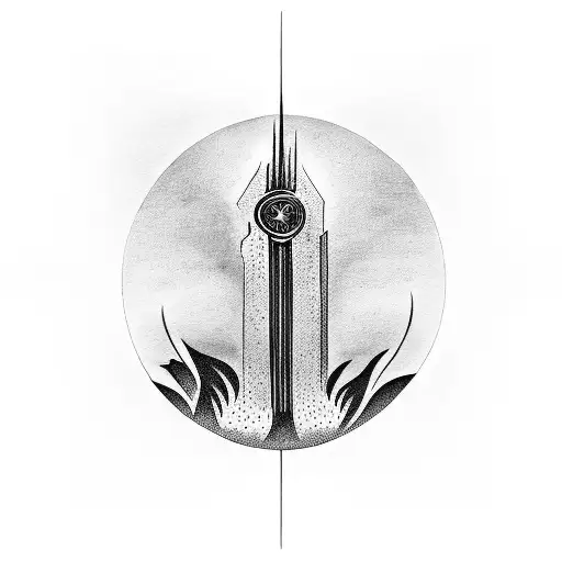 the dark tower tattoo design idea