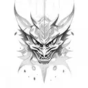 Akaza Demon Slayer tattoo design idea