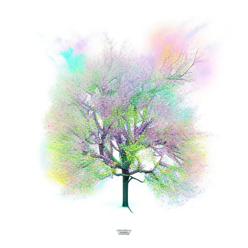 Apple Tree tattoo design idea