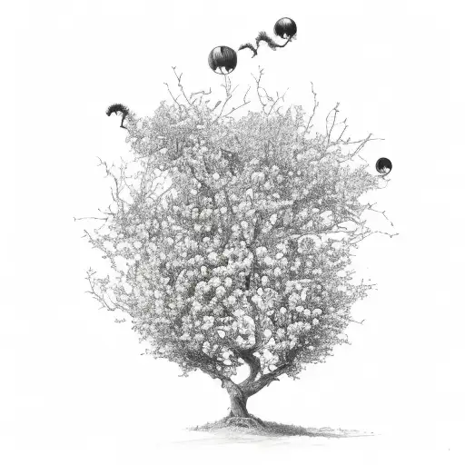 Apple Tree tattoo design idea