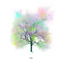 Apple Tree tattoo design idea