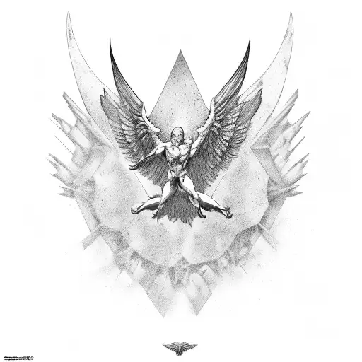 Fall of Icarus  tattoo design idea